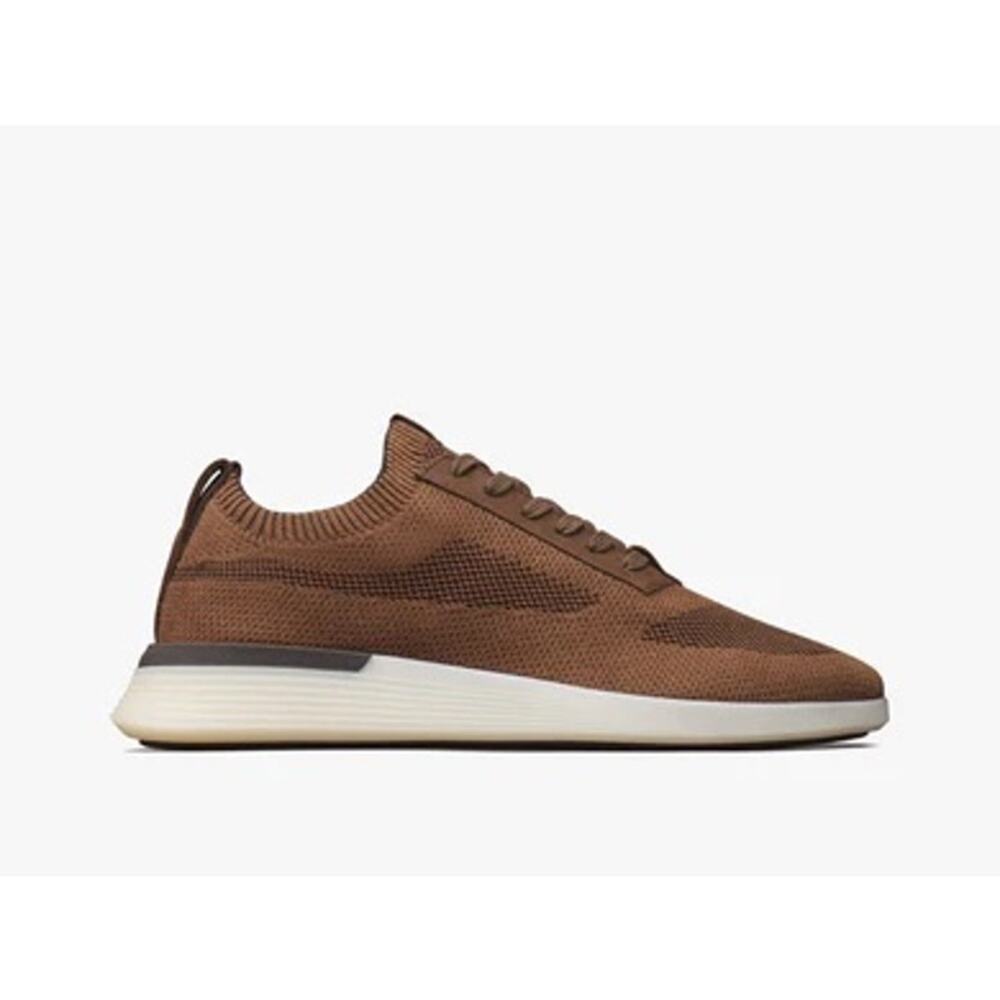 Wolf and Shepherd SupremeKnit Trainer Brown and Mocha Men's Size 9